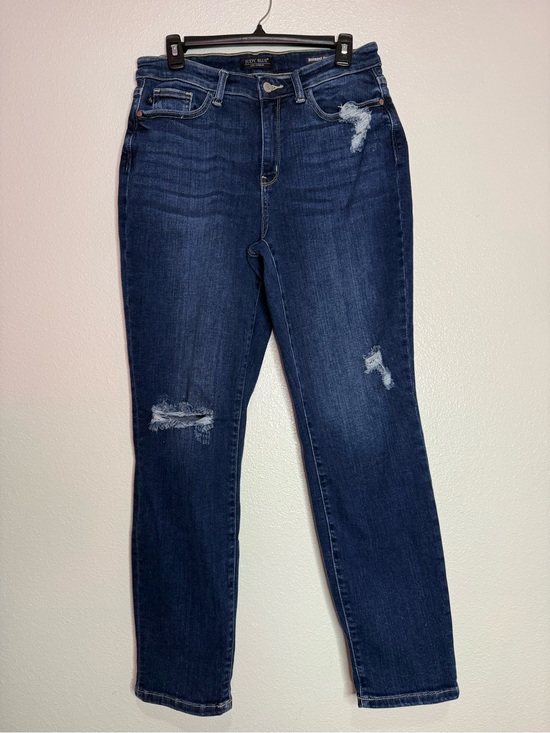 Judy Blue Denim - JUDY BLUE Dark Wash Jeans Boyfriend Fit Sz 9/29